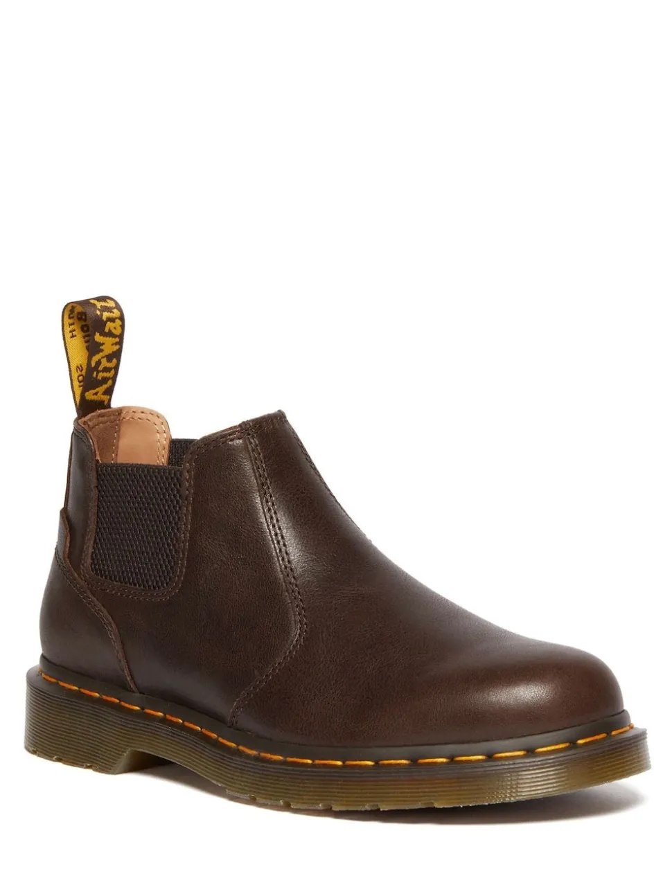 Dr. Martens Brown 2976 Lo Kelp Chelsea Leather Boots