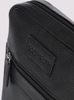 Duchamp Black Mens Cross-Body Bag