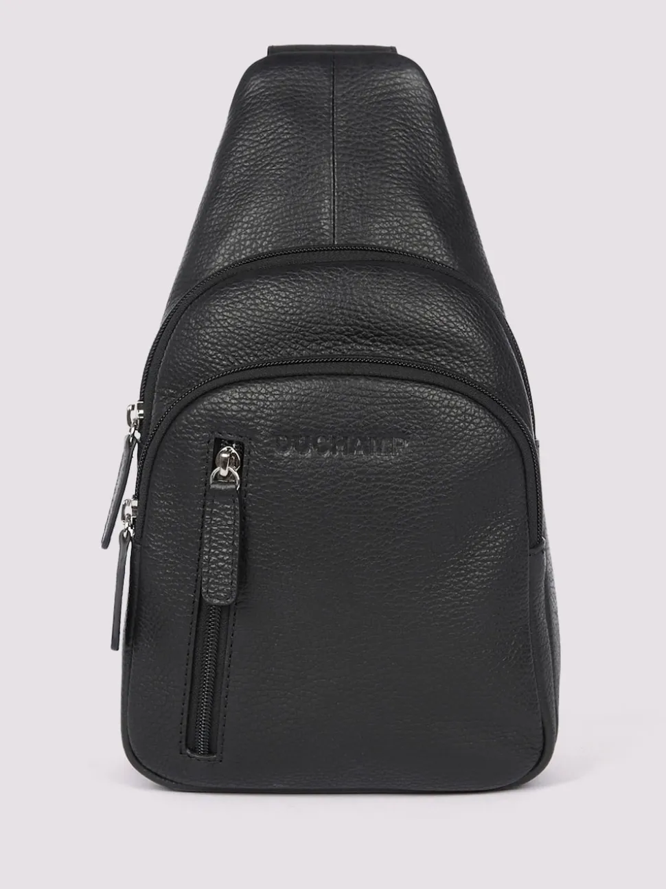 Duchamp Black Mens Cross-Body Sling Bag