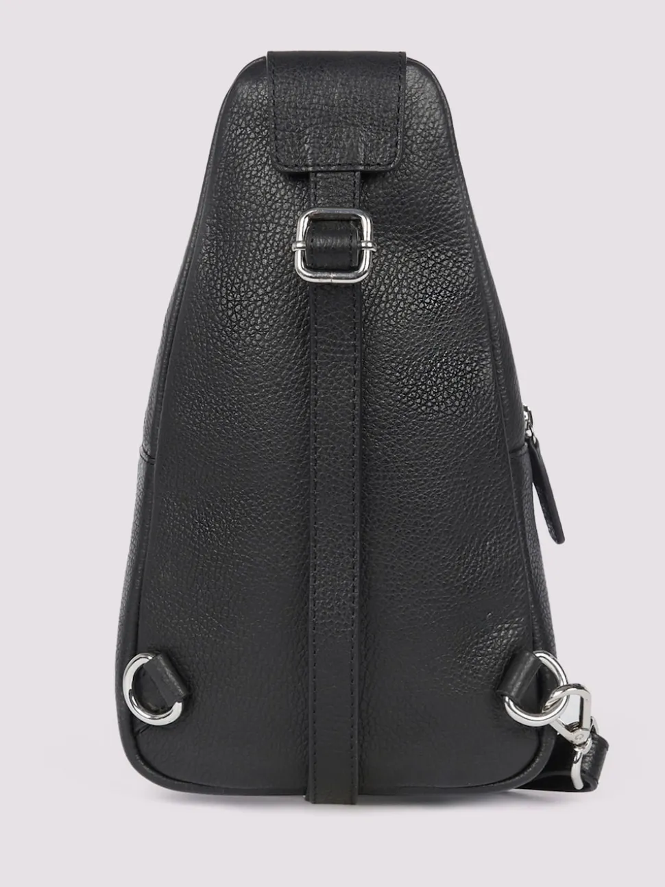 Duchamp Black Mens Cross-Body Sling Bag