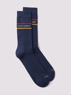 Duchamp Black Mens Sports Socks