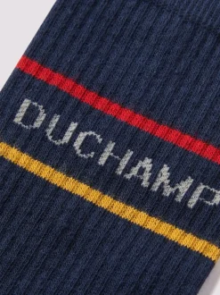 Duchamp Black Mens Sports Socks