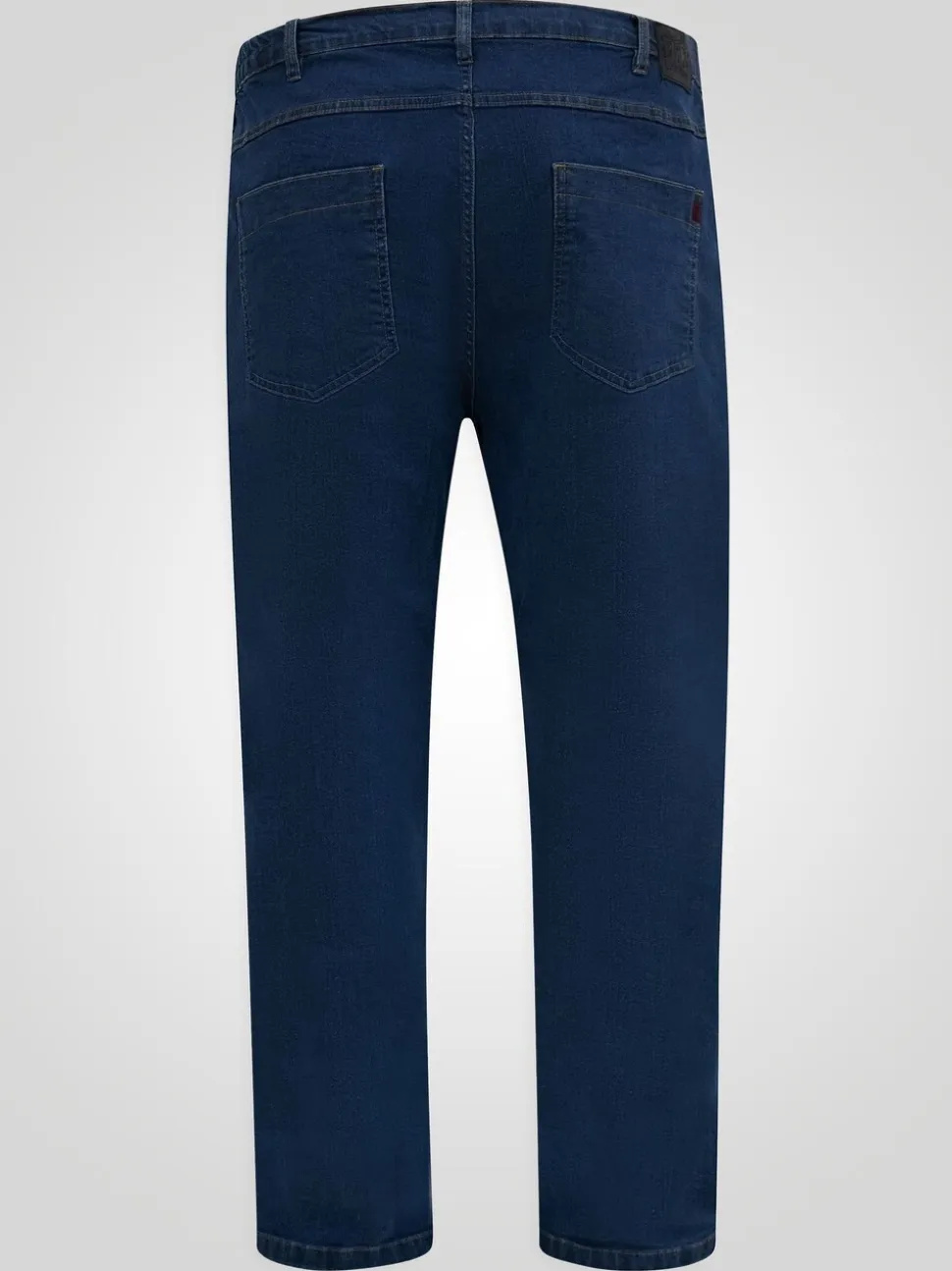 Duke London Blue Bailey Relaxed Comfort Fit Stretch Jeans With Elasticated Waist