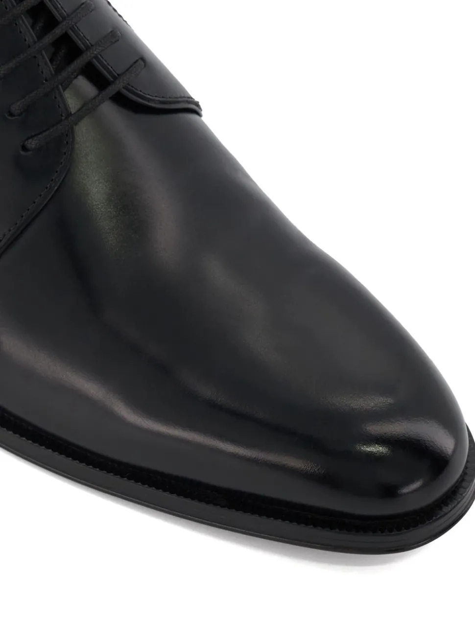 Dune London Black Ground Wide Fit Salisburry Classic Oxford Shoes