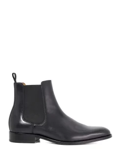 Dune London Black Manson Premium Chelsea Boots