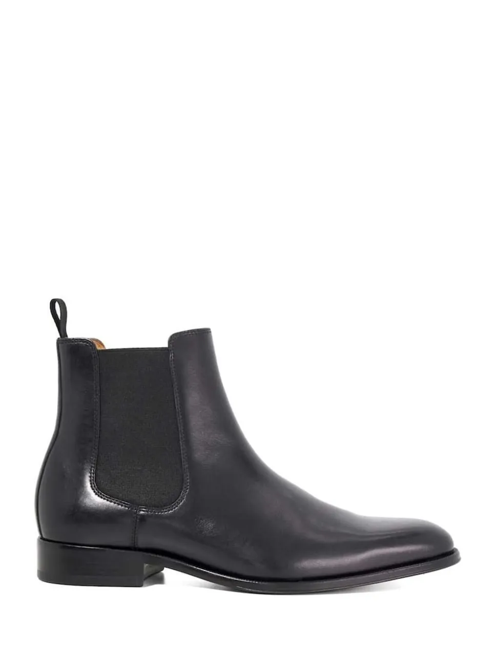 Dune London Black Manson Premium Chelsea Boots