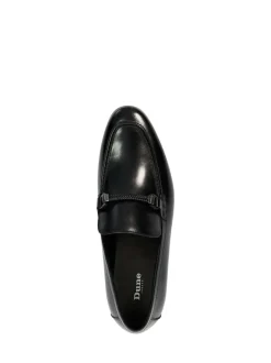 Dune London Black Scilly Woven Trim Loafers