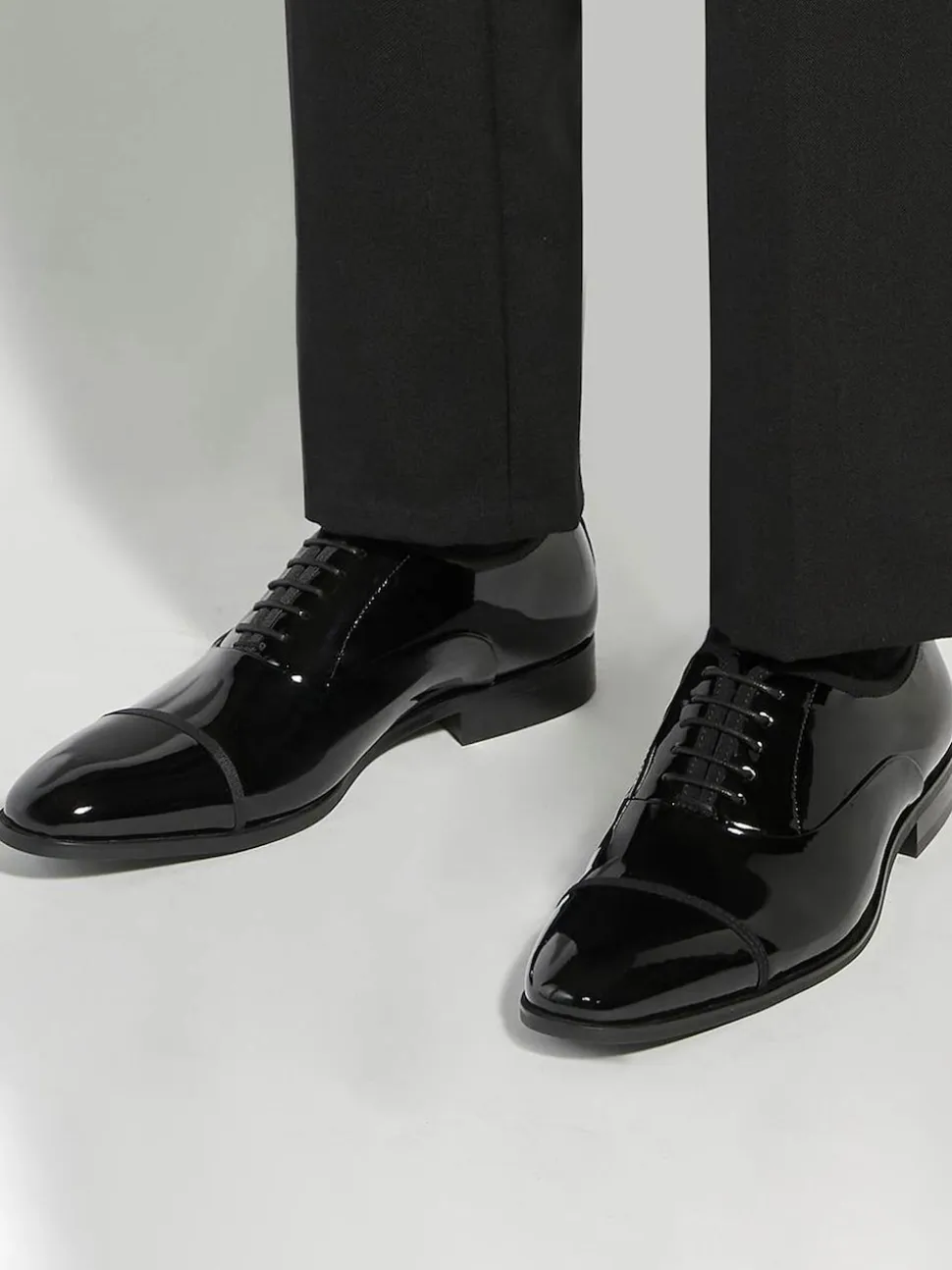 Dune London Black Shuffle Oxford Shoes
