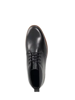 Dune London Black Smoky Lace Up Boots