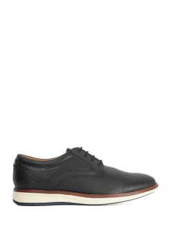 Dune London Black Standard Fit Brydon Hybrid Sole Gibson Shoes