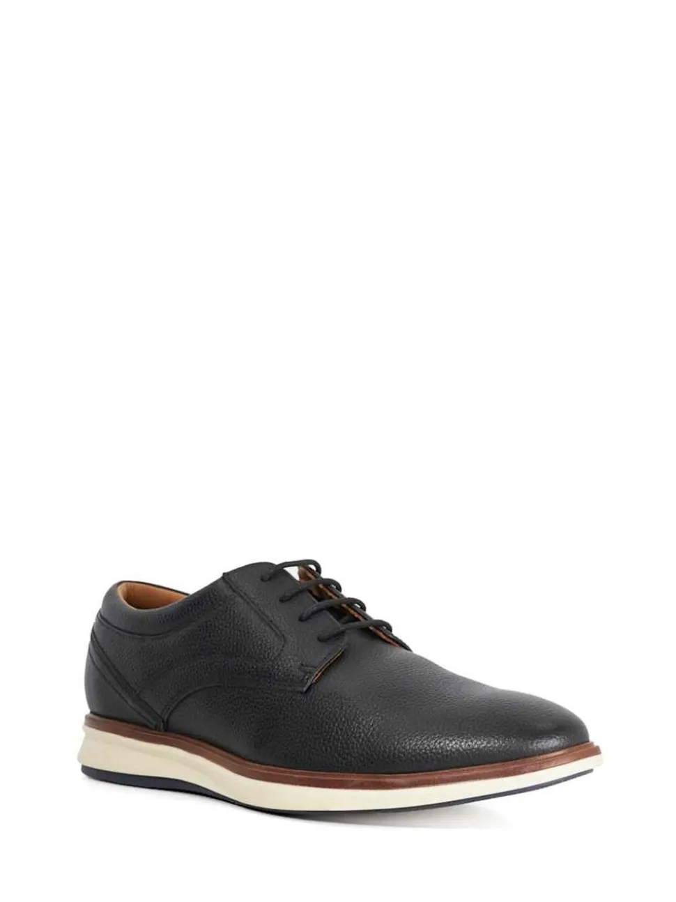 Dune London Black Standard Fit Brydon Hybrid Sole Gibson Shoes