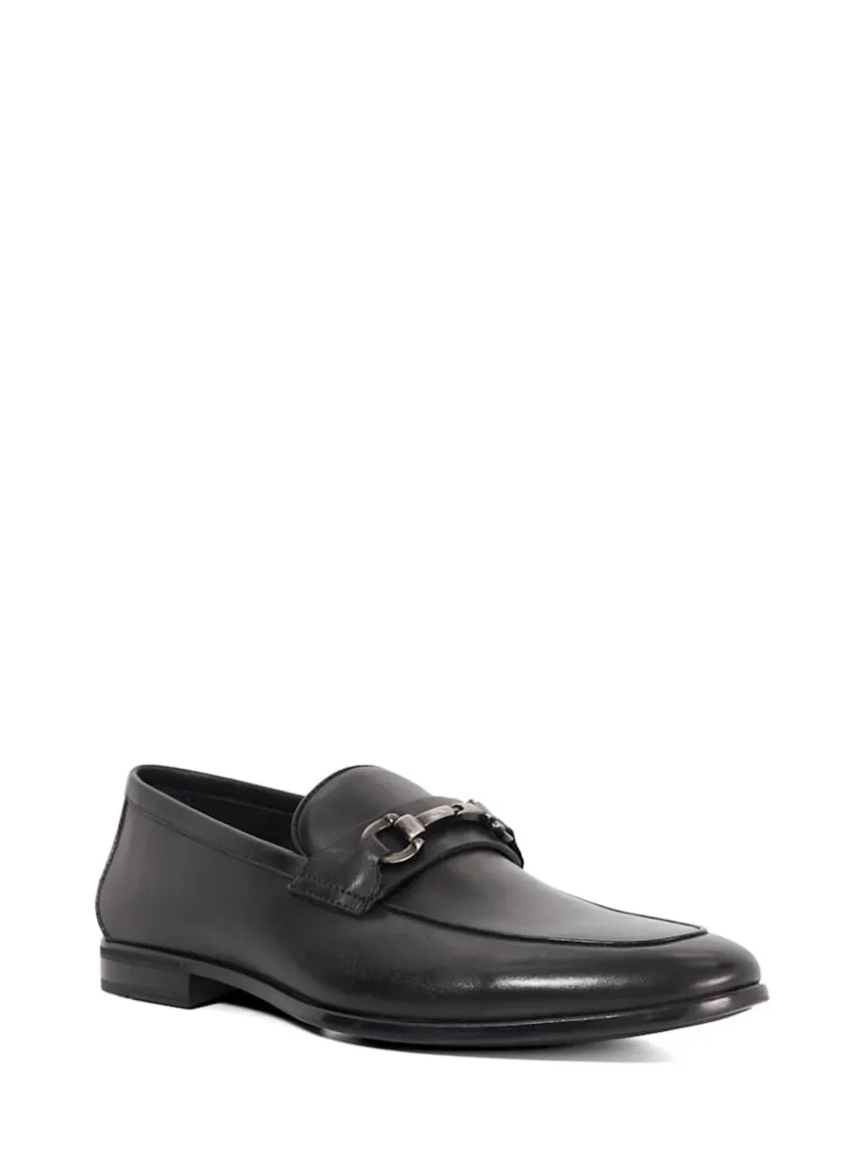 Dune London Black Standard Fit Seymore Flex Sole Trim Loafers