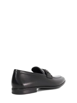 Dune London Black Standard Fit Seymore Flex Sole Trim Loafers