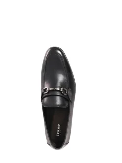 Dune London Black Standard Fit Seymore Flex Sole Trim Loafers
