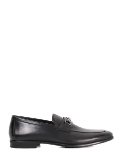 Dune London Black Standard Fit Seymore Flex Sole Trim Loafers