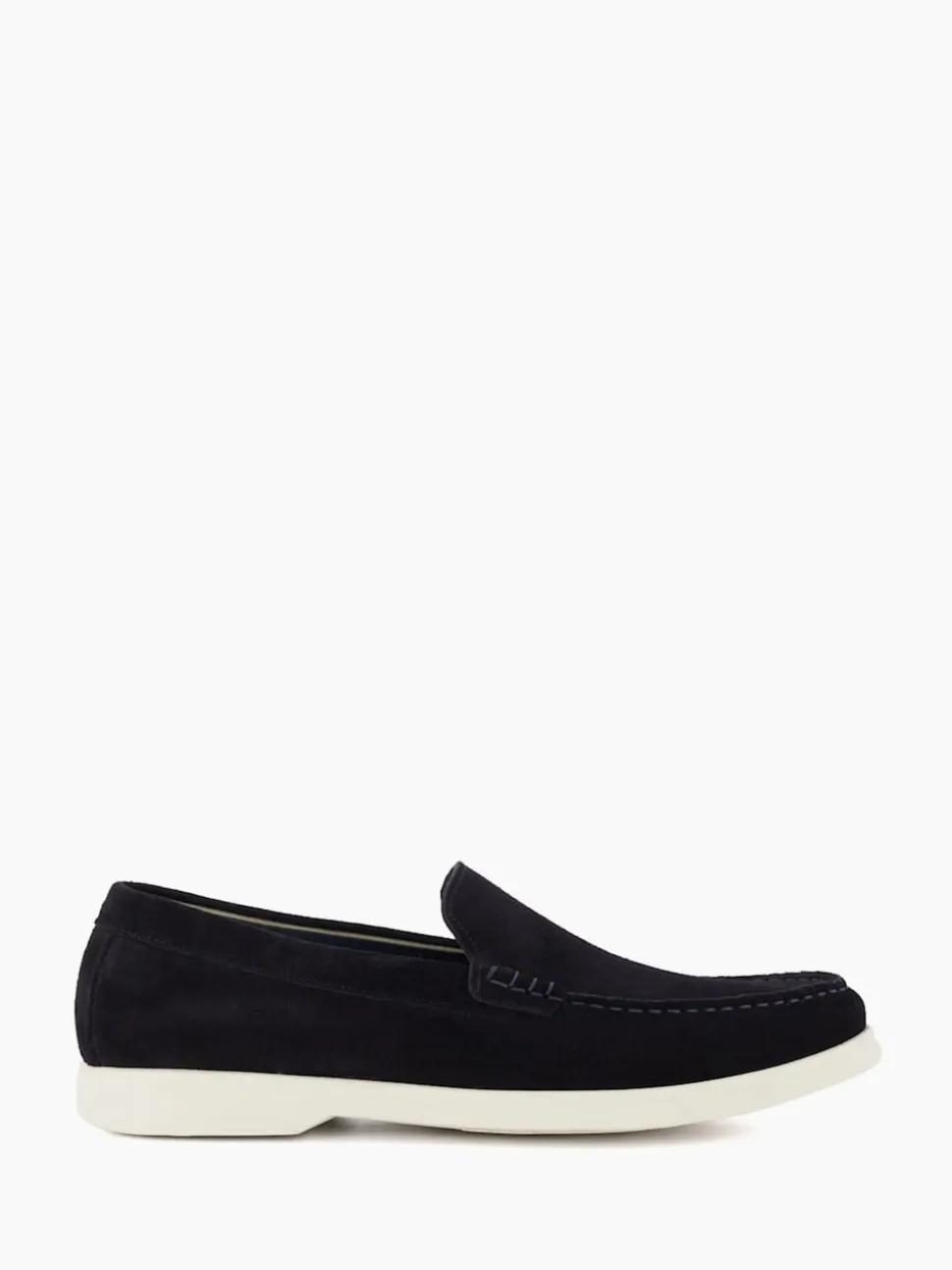 Dune London Blue Buftonn Sole Loafers