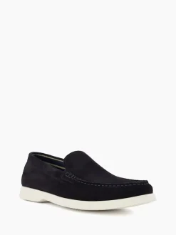 Dune London Blue Buftonn Sole Loafers