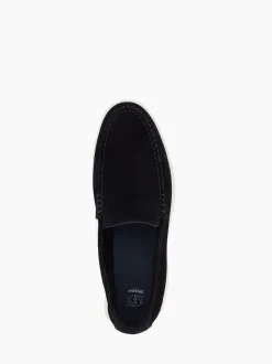 Dune London Blue Buftonn Sole Loafers