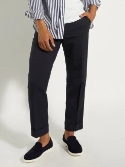 Dune London Blue Buftonn Sole Loafers