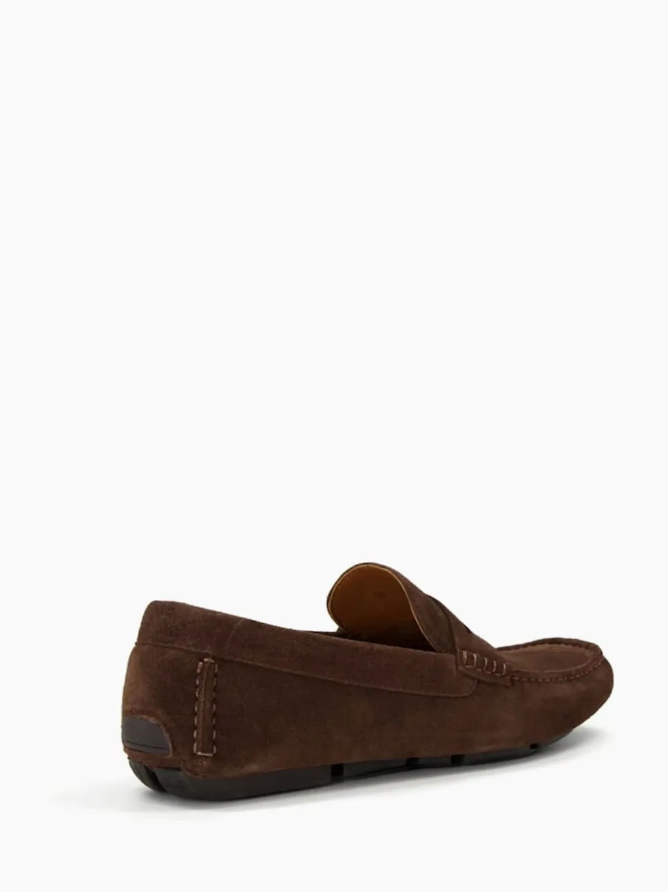 Dune London Brown Bradlay Saddle Driver Shoes