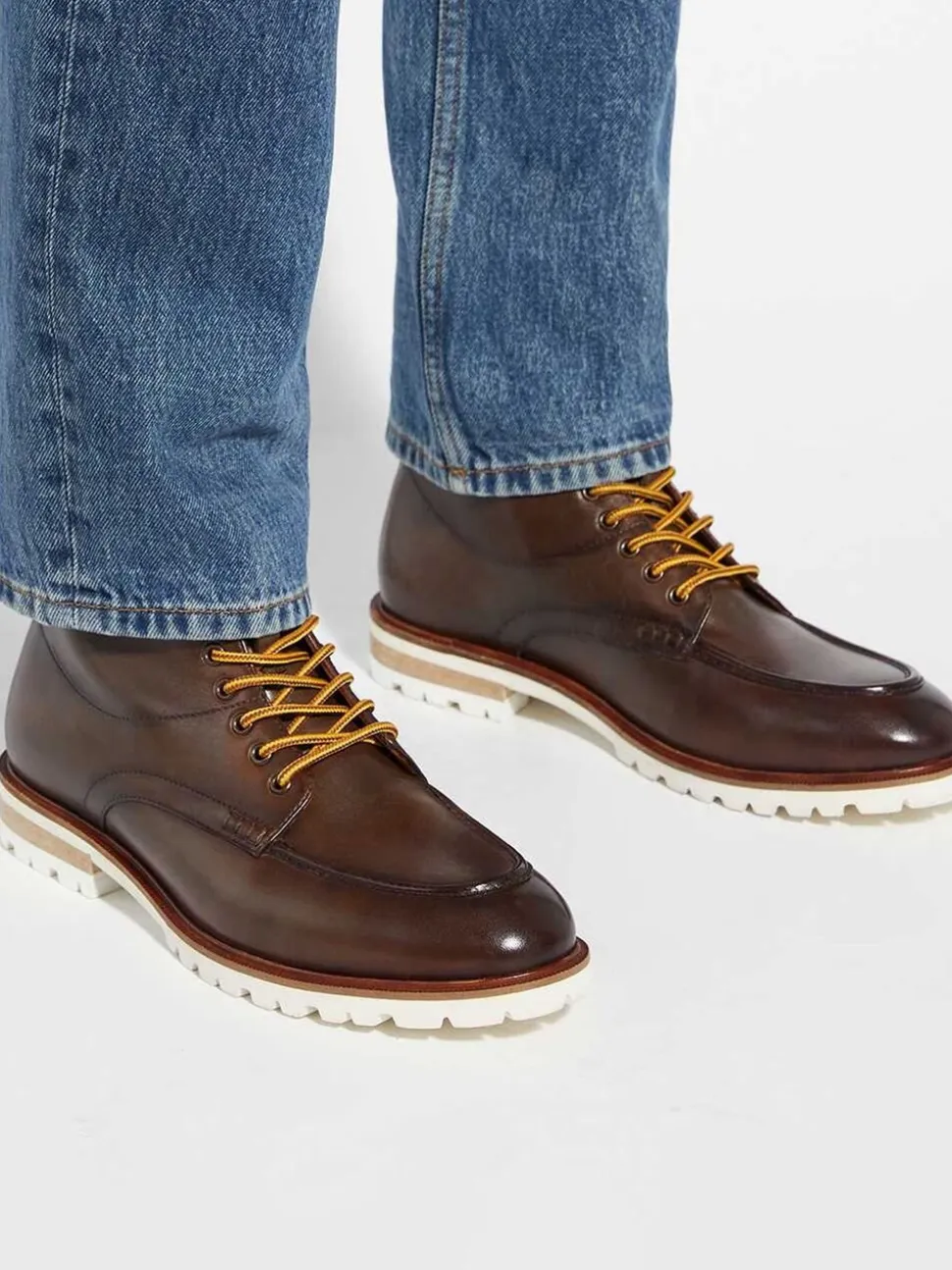Dune London Brown Collson Casual Boots
