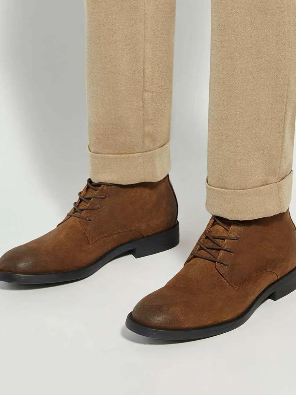 Dune London Brown Sainty Casual Boots