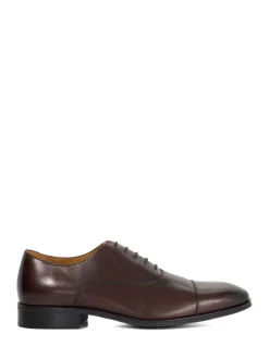 Dune London Brown Standard Fit Solver Oxford Shoes