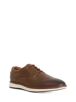 Dune London Brown Standard Fit Brydon Hybrid Sole Gibson Shoes