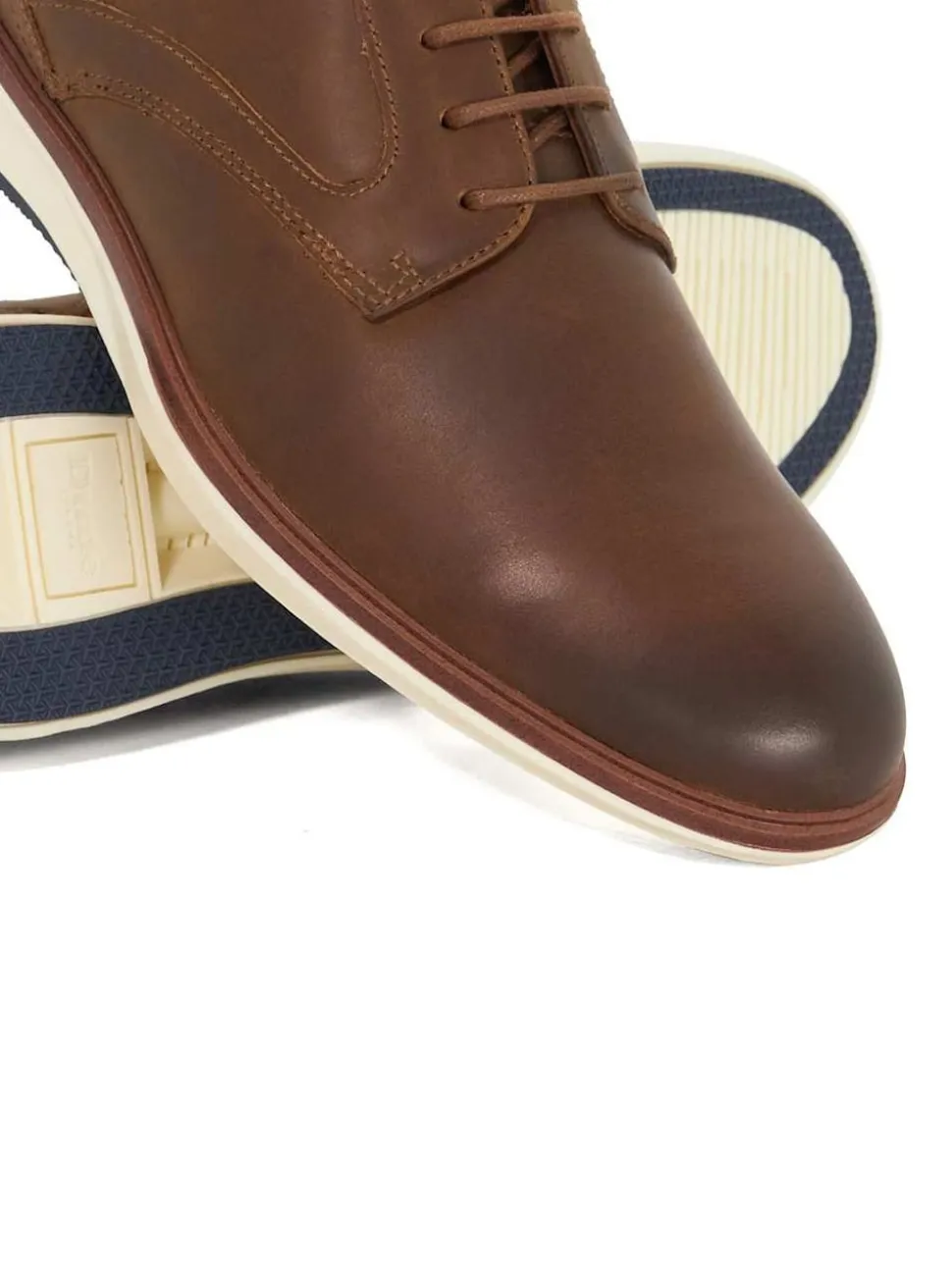 Dune London Brown Standard Fit Brydon Hybrid Sole Gibson Shoes