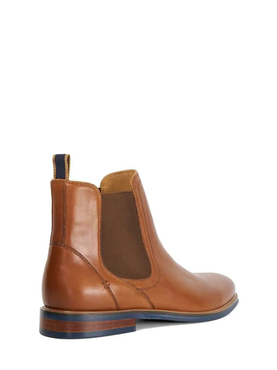 Dune London Brown Standard Fit Mckinley Constrast Sole Chelsea Boots