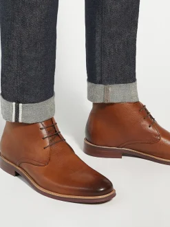 Dune London Brown Standard Fit Millers Comfort Sole Chukka Boots
