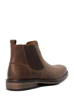 Dune London Brown Wide Fit Chorleys Chelsea Boots