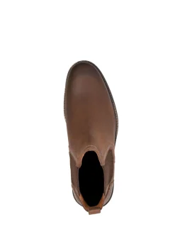 Dune London Brown Wide Fit Chorleys Chelsea Boots