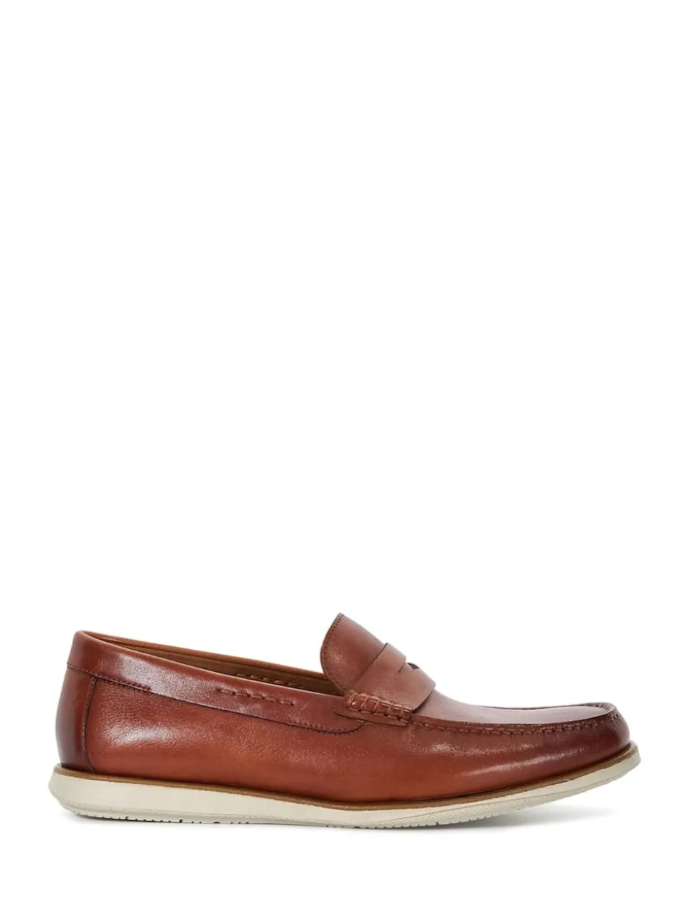 Dune London Brown Wide Fit Berkly Sole Loafers