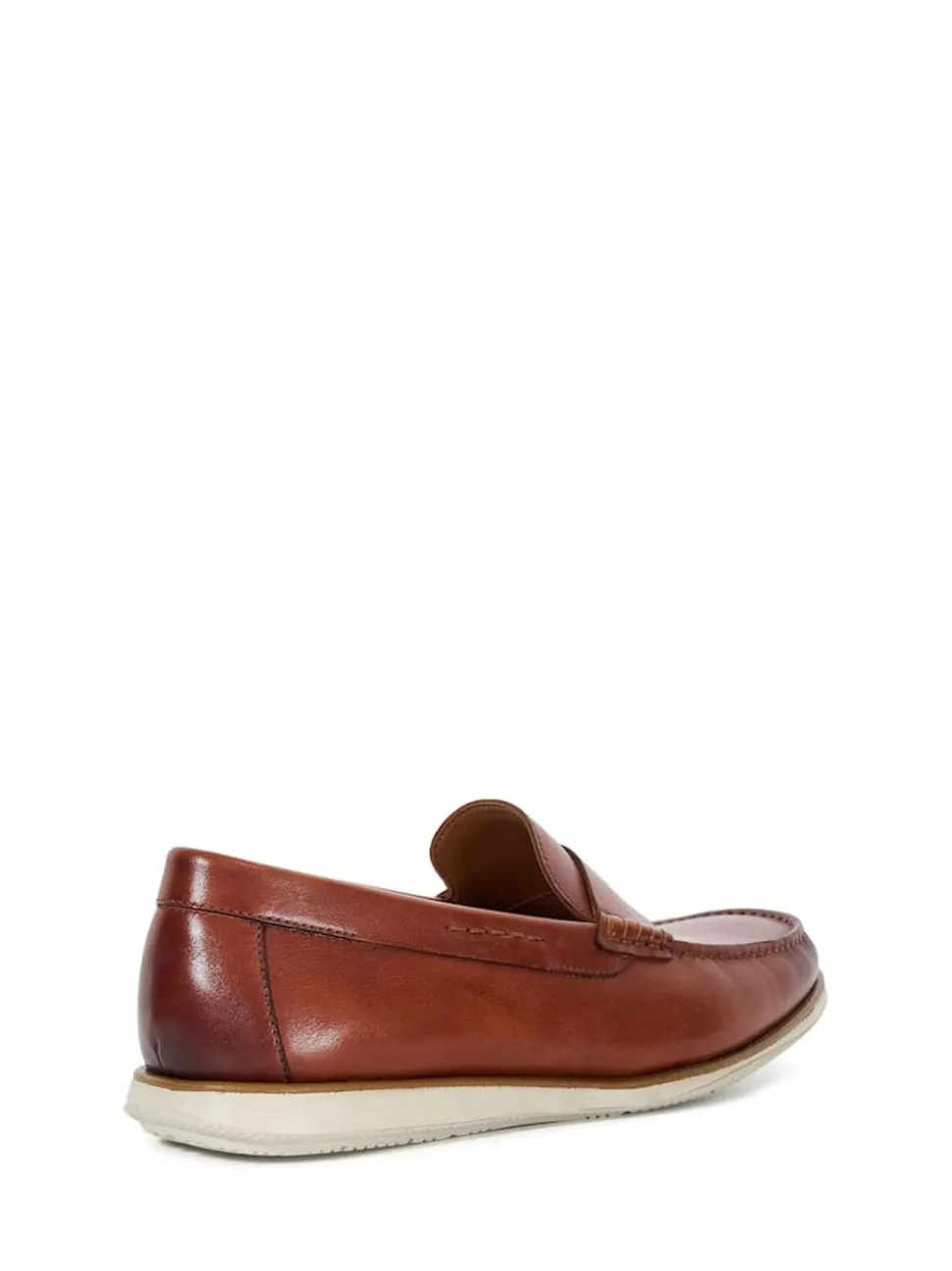 Dune London Brown Wide Fit Berkly Sole Loafers
