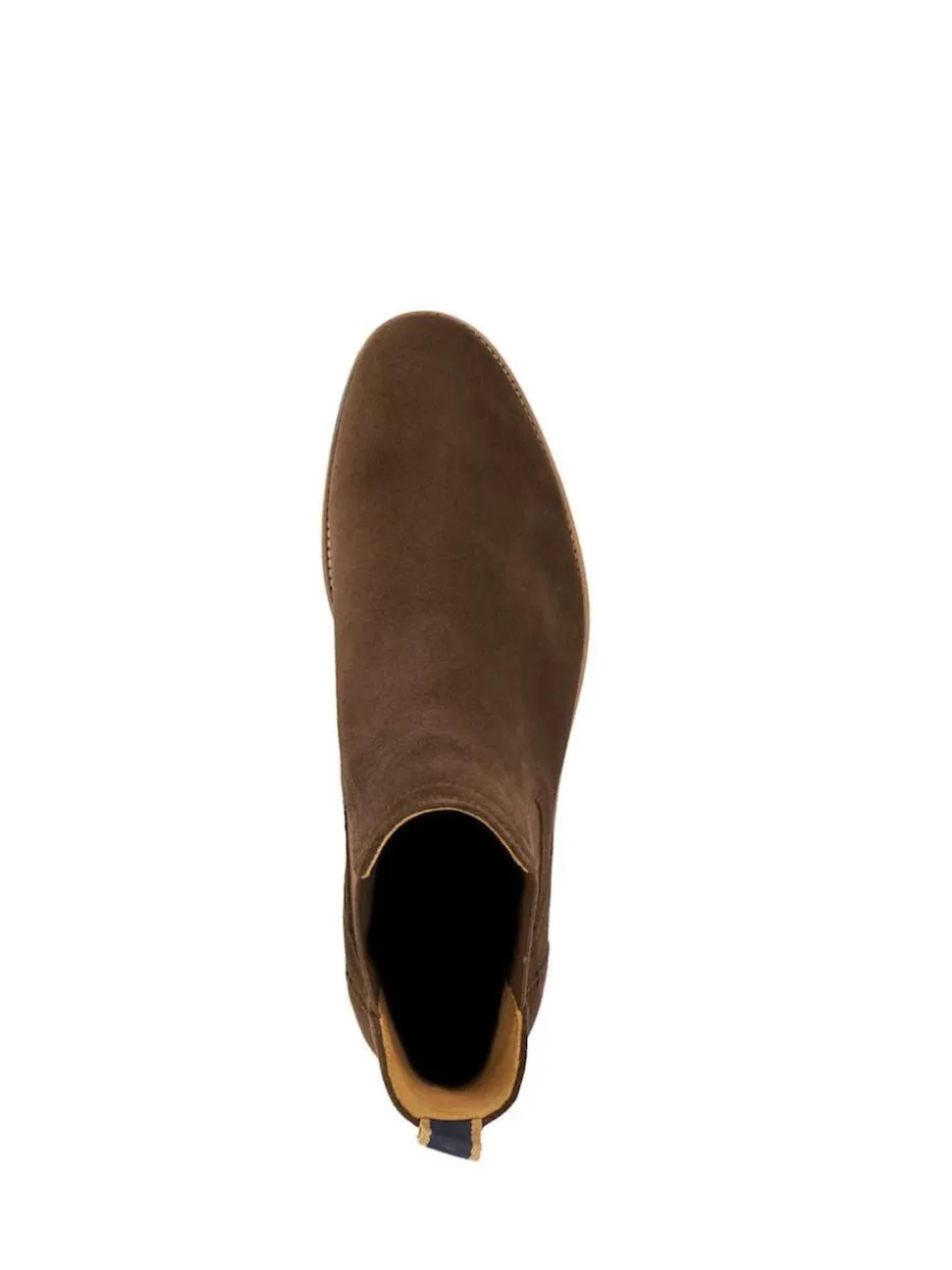 Dune London Brown Wide Fit Mckinley Constrast Sole Chelsea Boots