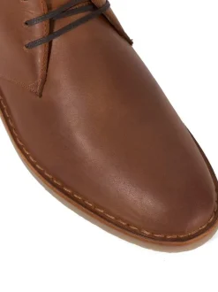 Dune London Light Brown Cashed Desert Boots