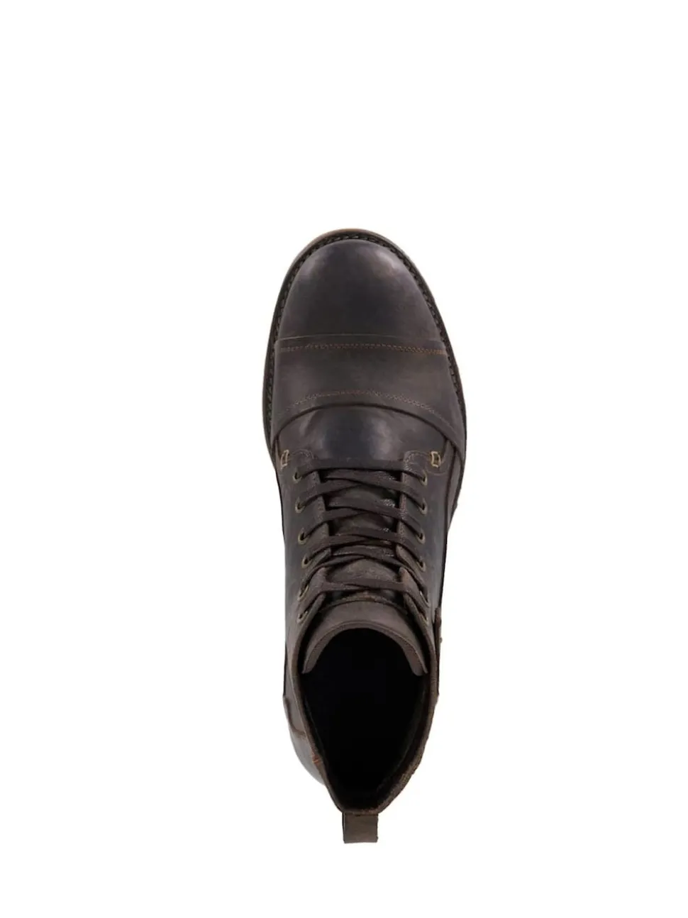 Dune London Light Brown Standard Fit Heavy Duty Leather Simon Ankle Boots