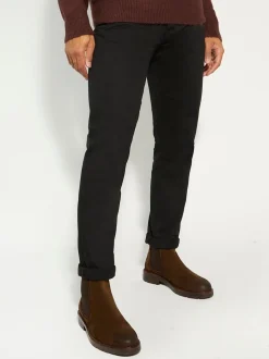 Dune London Tan Brown Cheltenham Brushed Chelsea Boots