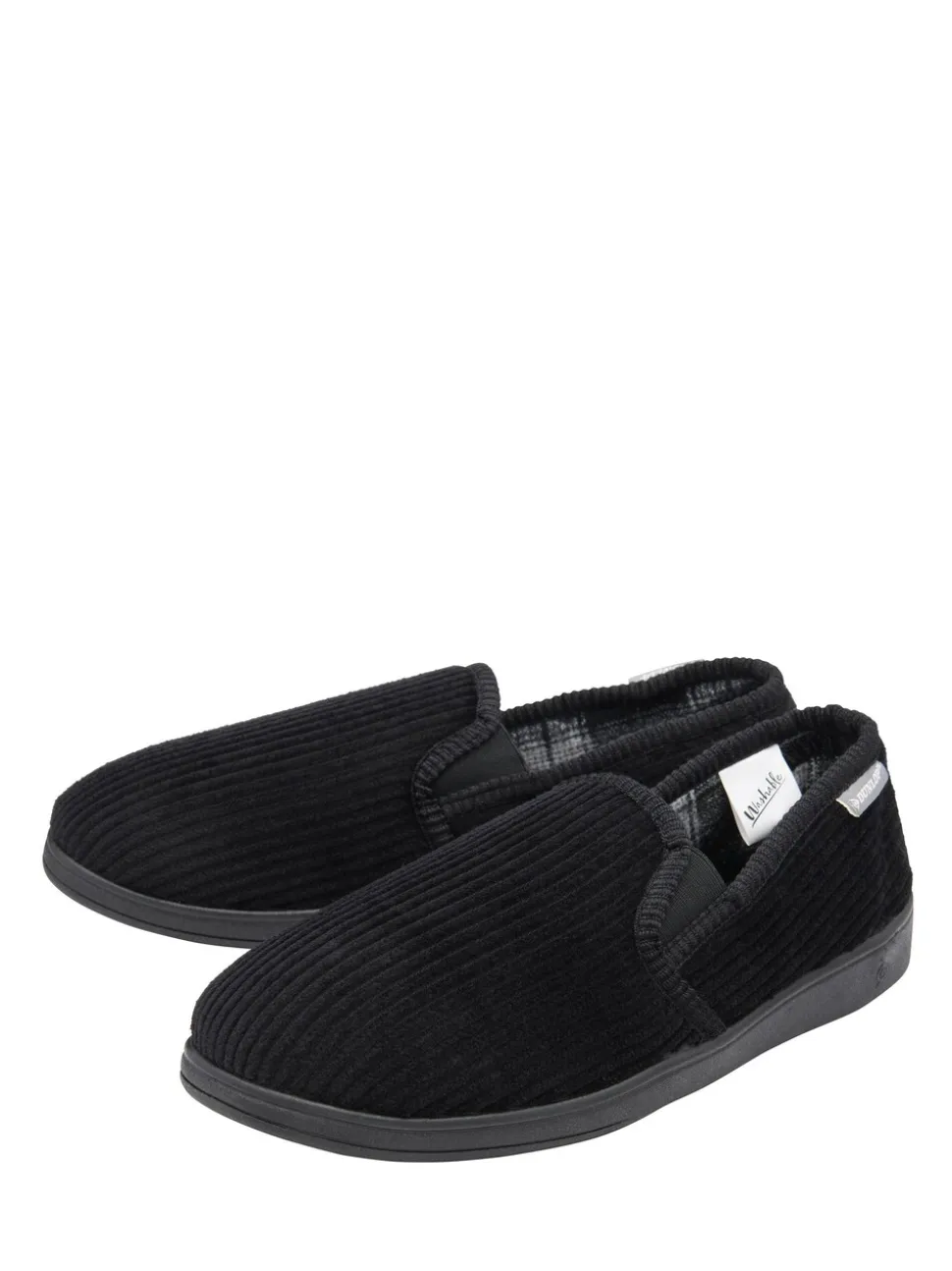 Dunlop Black Full Shoe Slippers