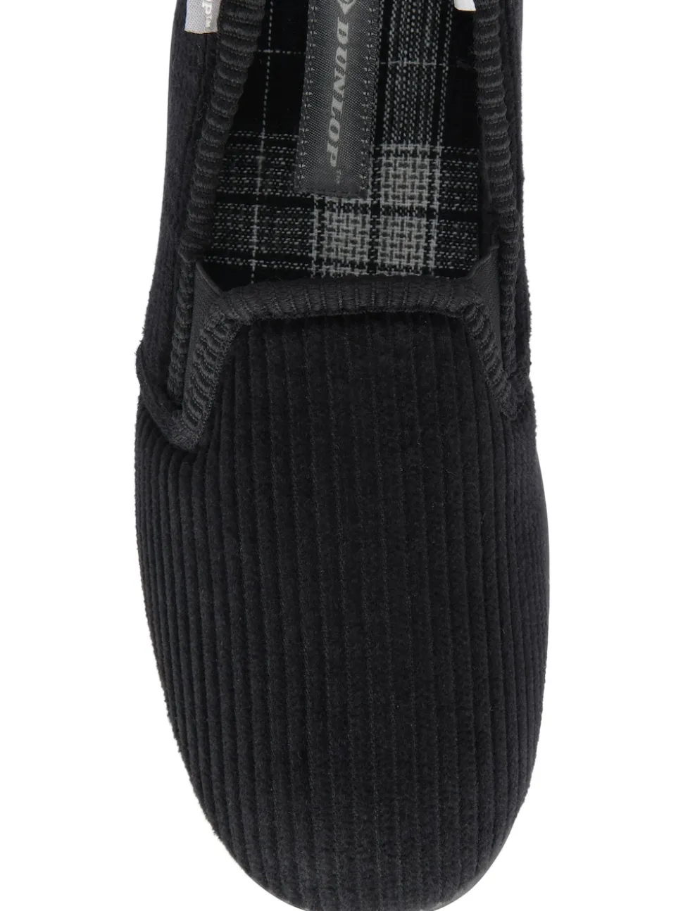 Dunlop Black Full Shoe Slippers