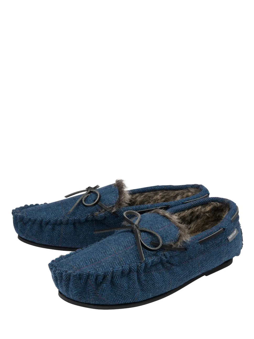 Dunlop Blue Mocassin Slippers