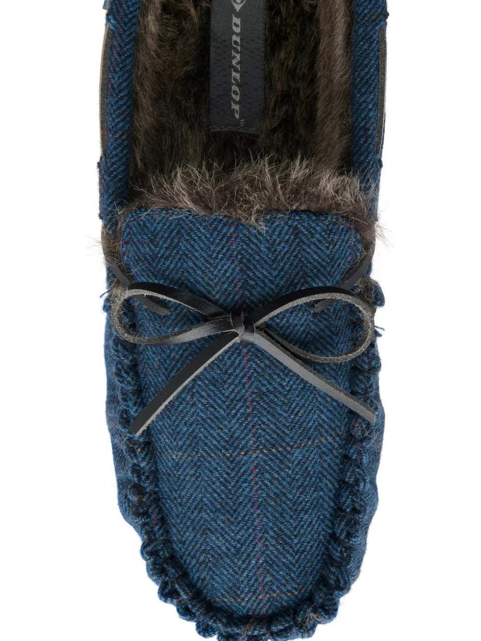 Dunlop Blue Mocassin Slippers