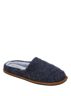 Dunlop Blue Textile Mule Slippers