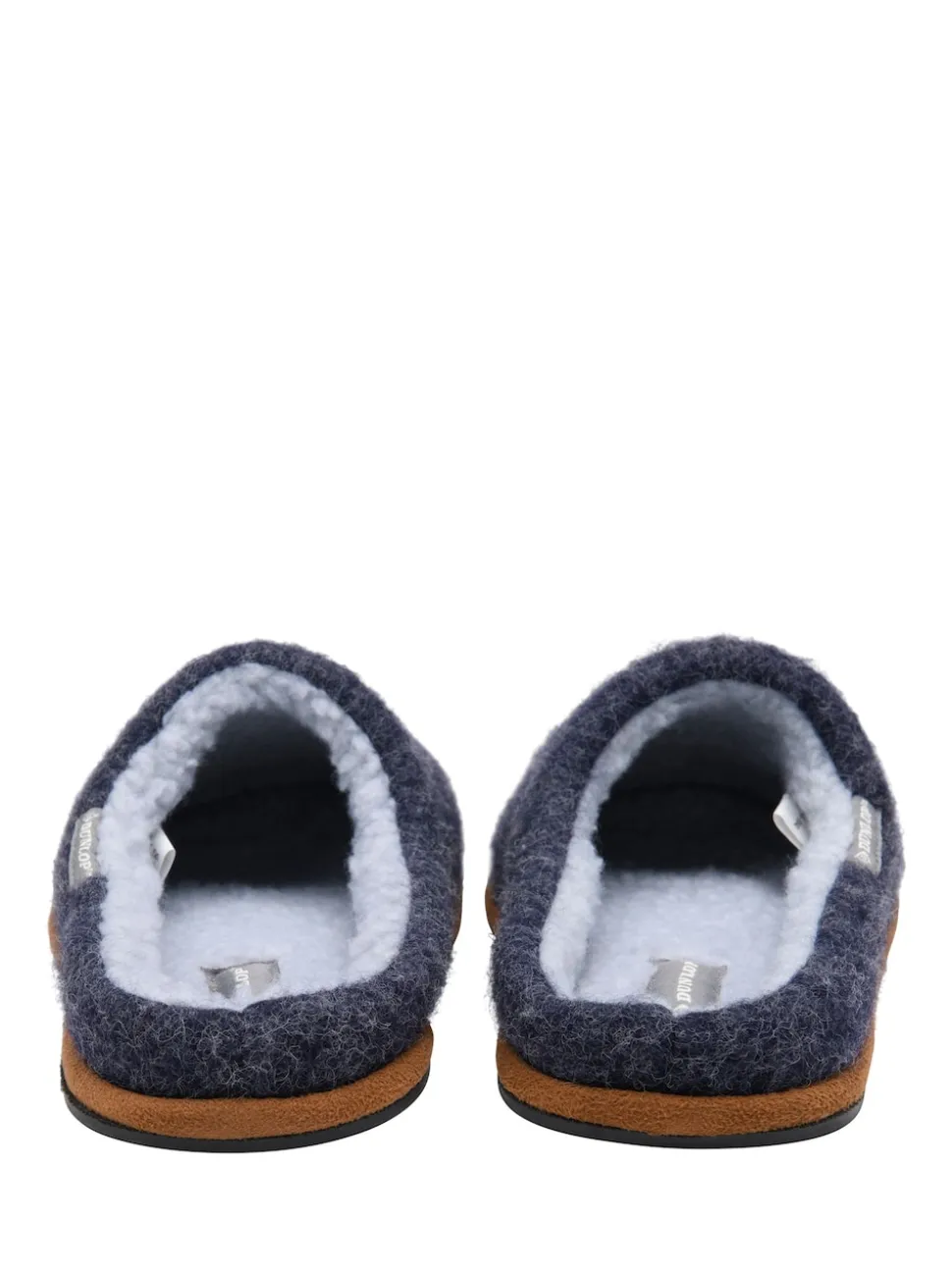 Dunlop Blue Textile Mule Slippers