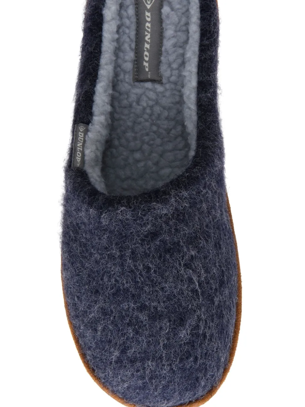Dunlop Blue Textile Mule Slippers