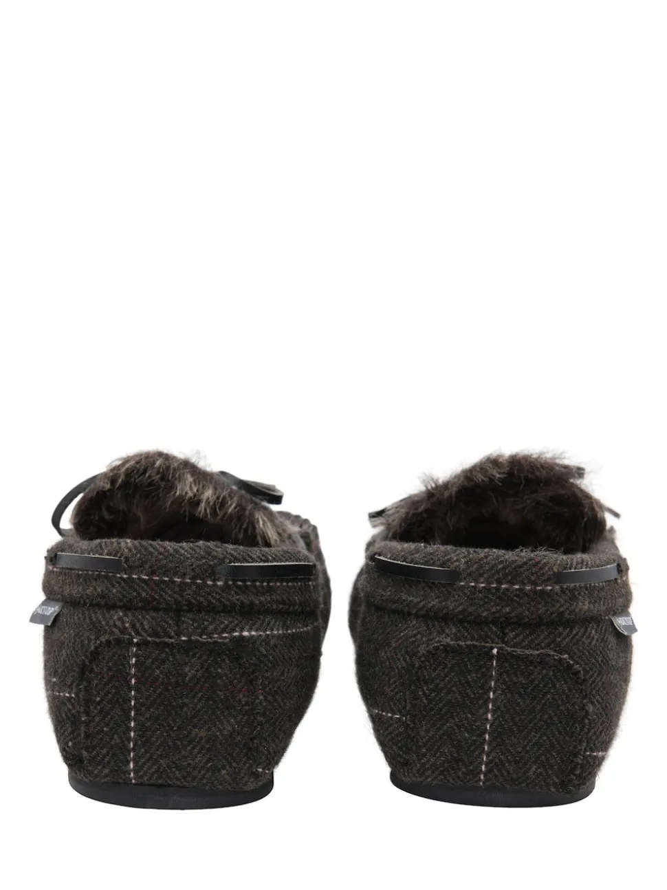 Dunlop Brown Mocassin Slippers