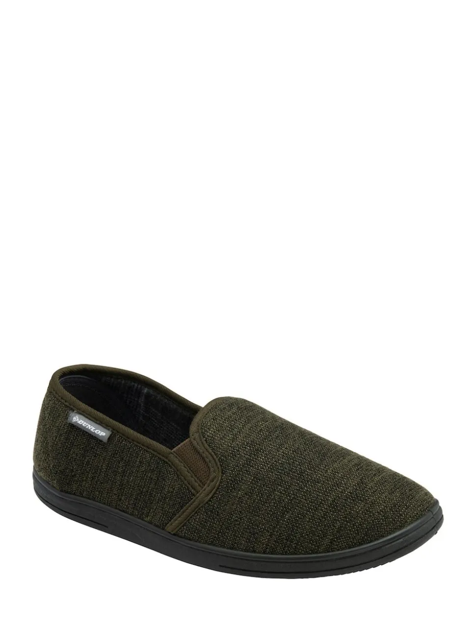 Dunlop Green Twin Gusset Full Slippers