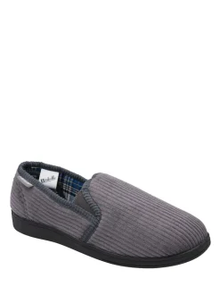 Dunlop Grey Full Shoe Slippers