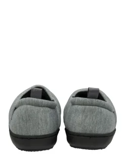 Dunlop Grey Nylon Full Slippers